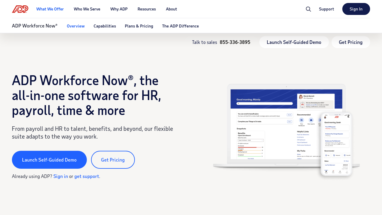ADP Workforce Now On the Go
